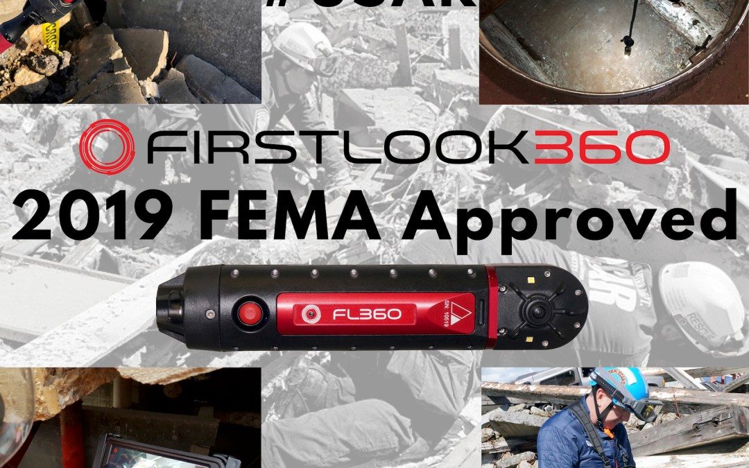 FIRSTLOOK360 se incorpora a la lista de equipamiento de FEMA USAR